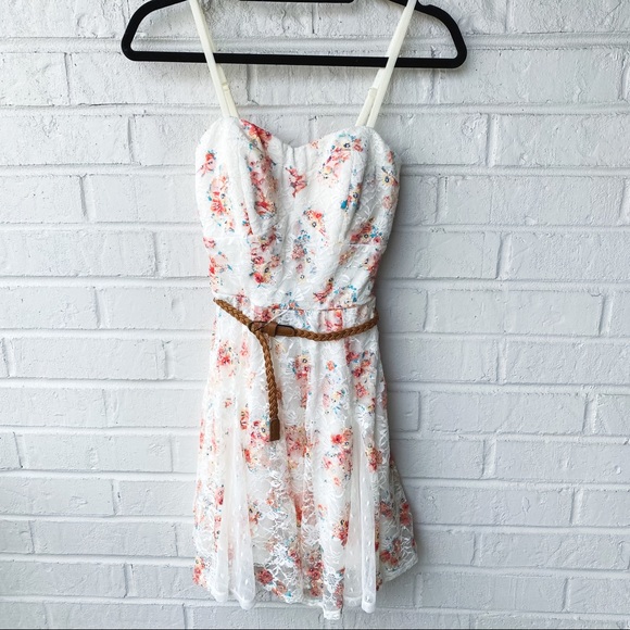 Lily Rose Dresses & Skirts - Lily Rose | White Floral Lace Dress